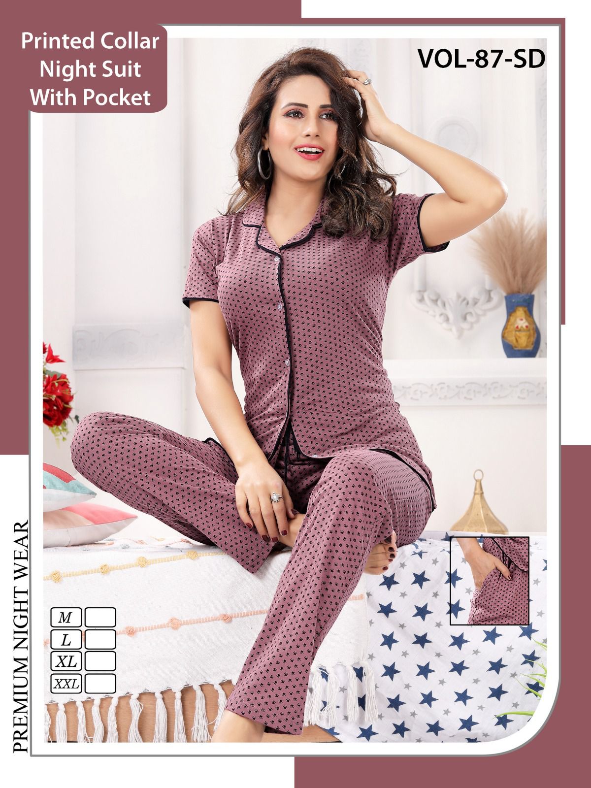 C Ns Vol 87 Sd By Fashion Talk Night Suits Catalog
